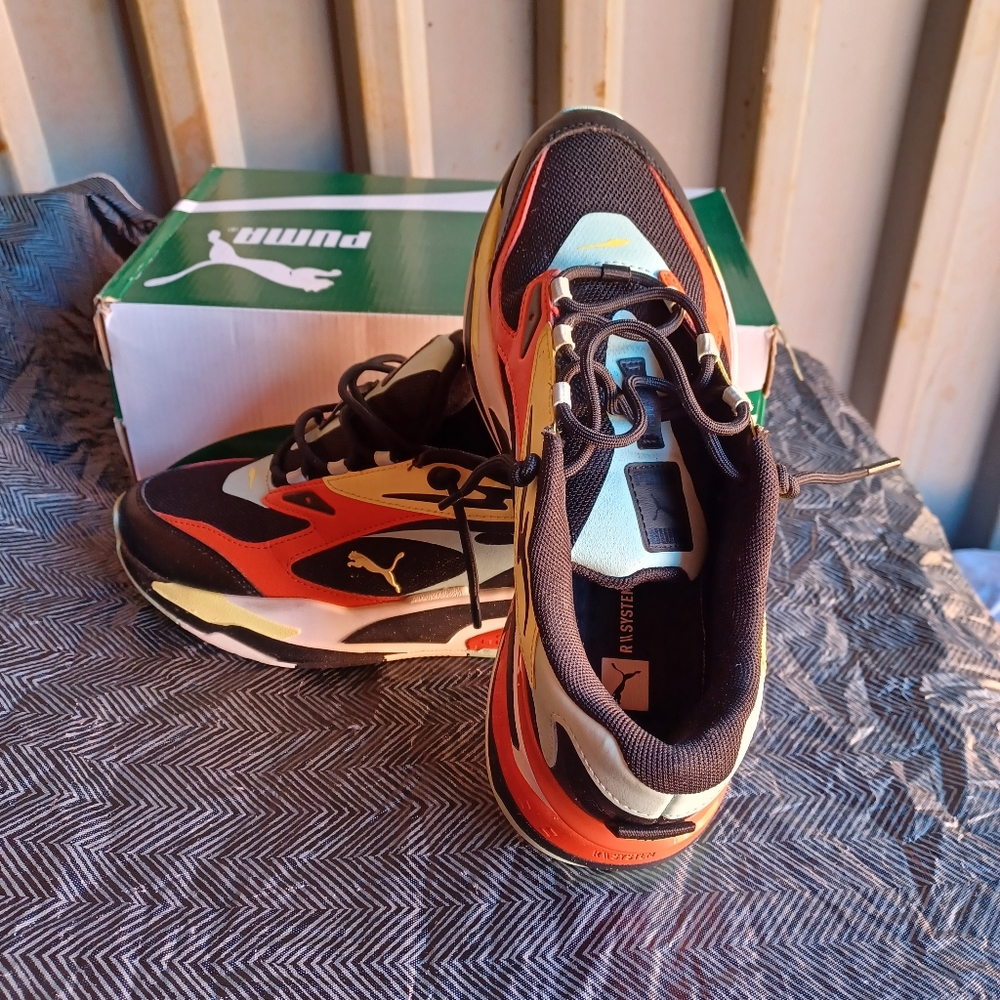 Puma Men's RS-Fast Franchise Shoes Black 383479-01 Size 8.5 With Box